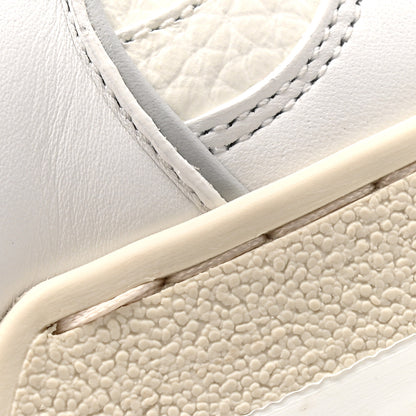 Louis Vuitton Calfskin Mens LV Trainer Sneakers 8.5 White 11 of 13