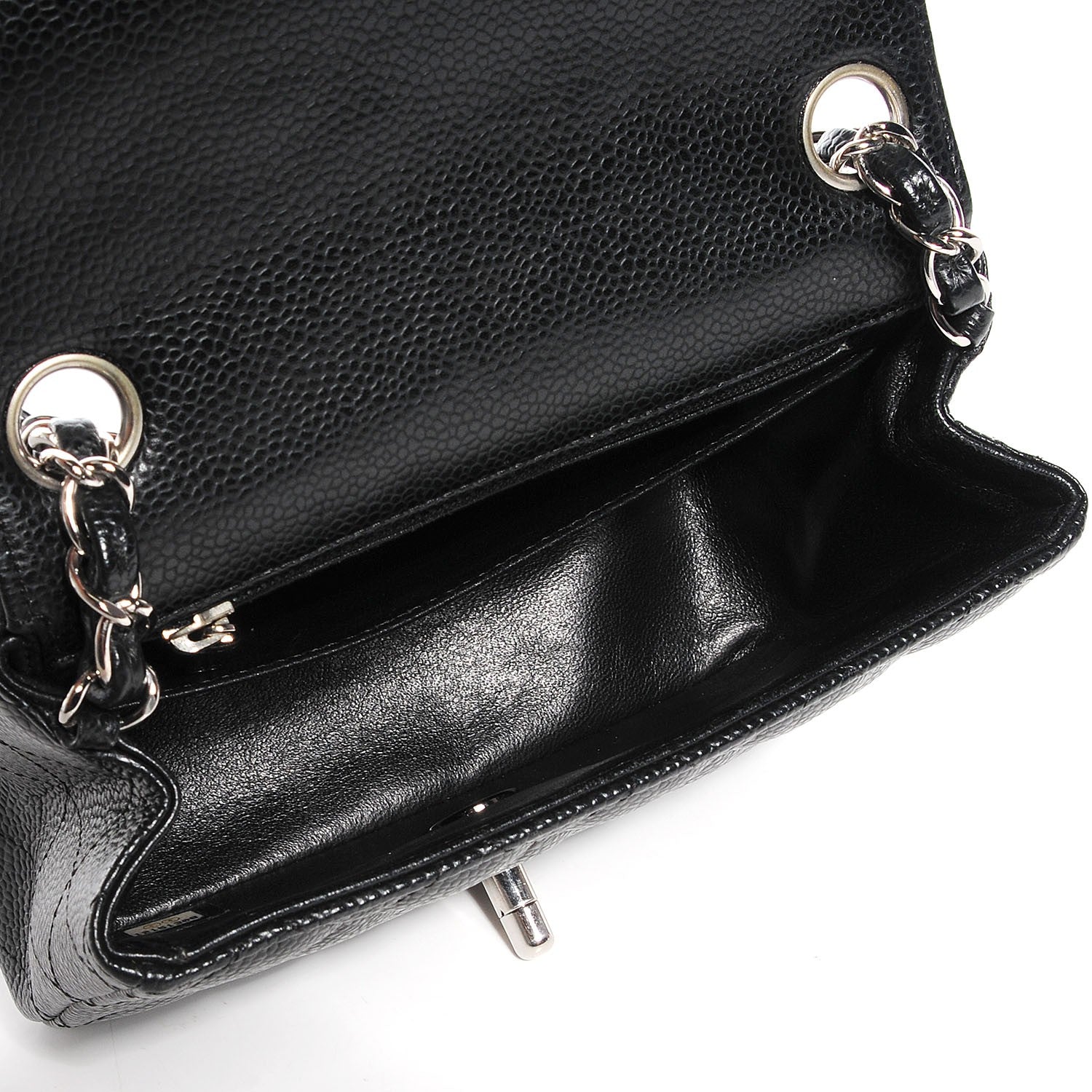 Chanel Caviar Quilted Mini Square Flap Black 5 of 8