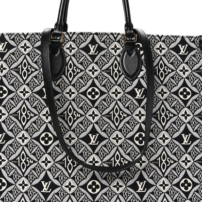 Louis Vuitton Jacquard Since 1854 Onthego GM Grey 7 of 9
