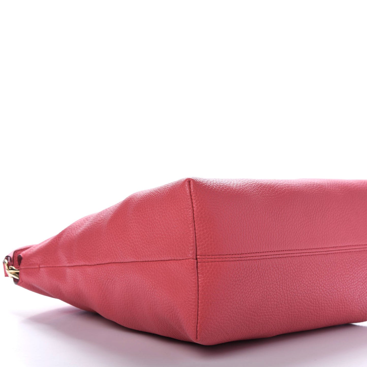 Grainy Calfskin Medium Cale Hobo Pink Azalea