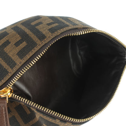 Fendi Zucca Vitello Artic Cosmetic Pouch Tobacco Castagna 5 of 7