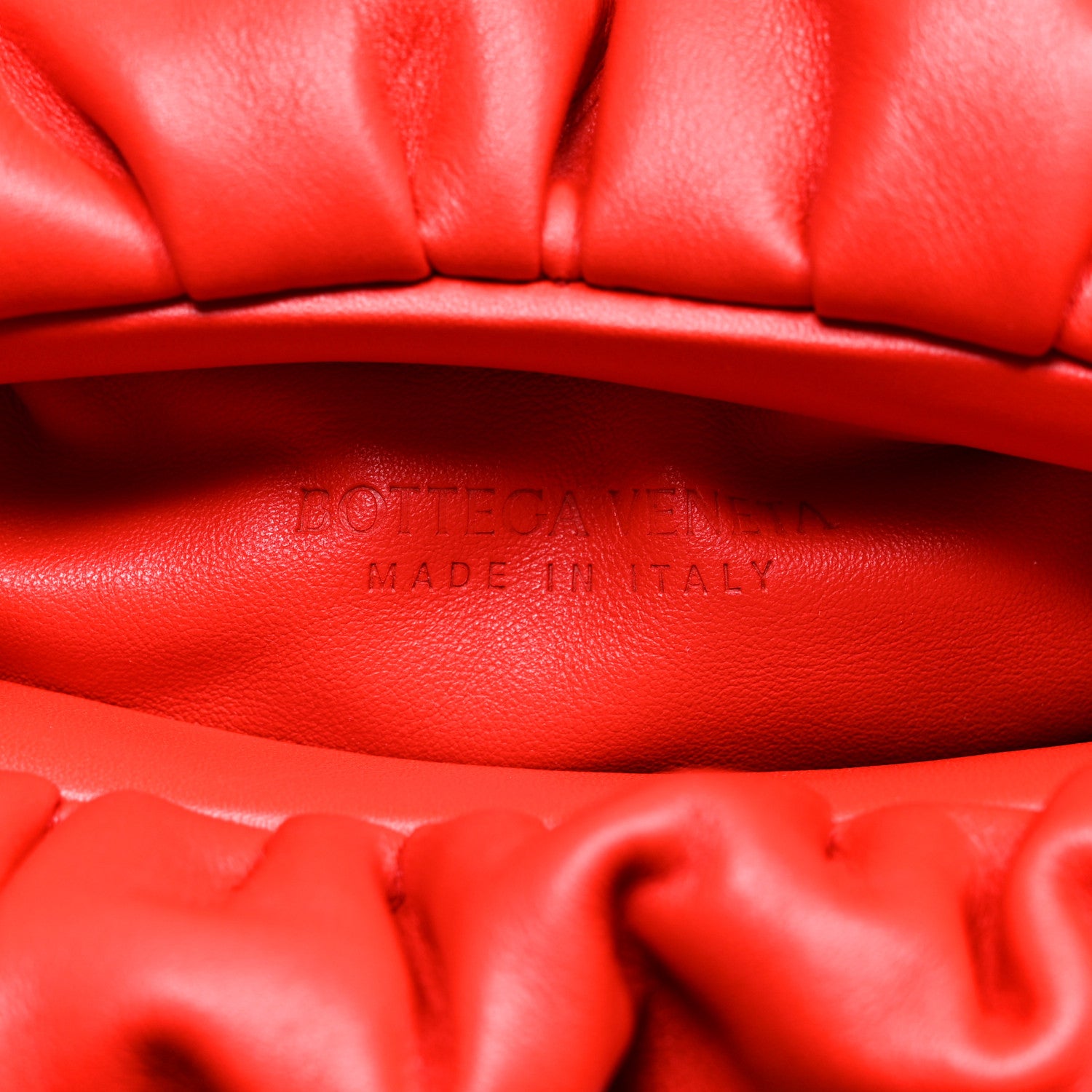 Bottega Veneta Nappa The Fringe Pouch Shoulder Bag Red 5 of 6