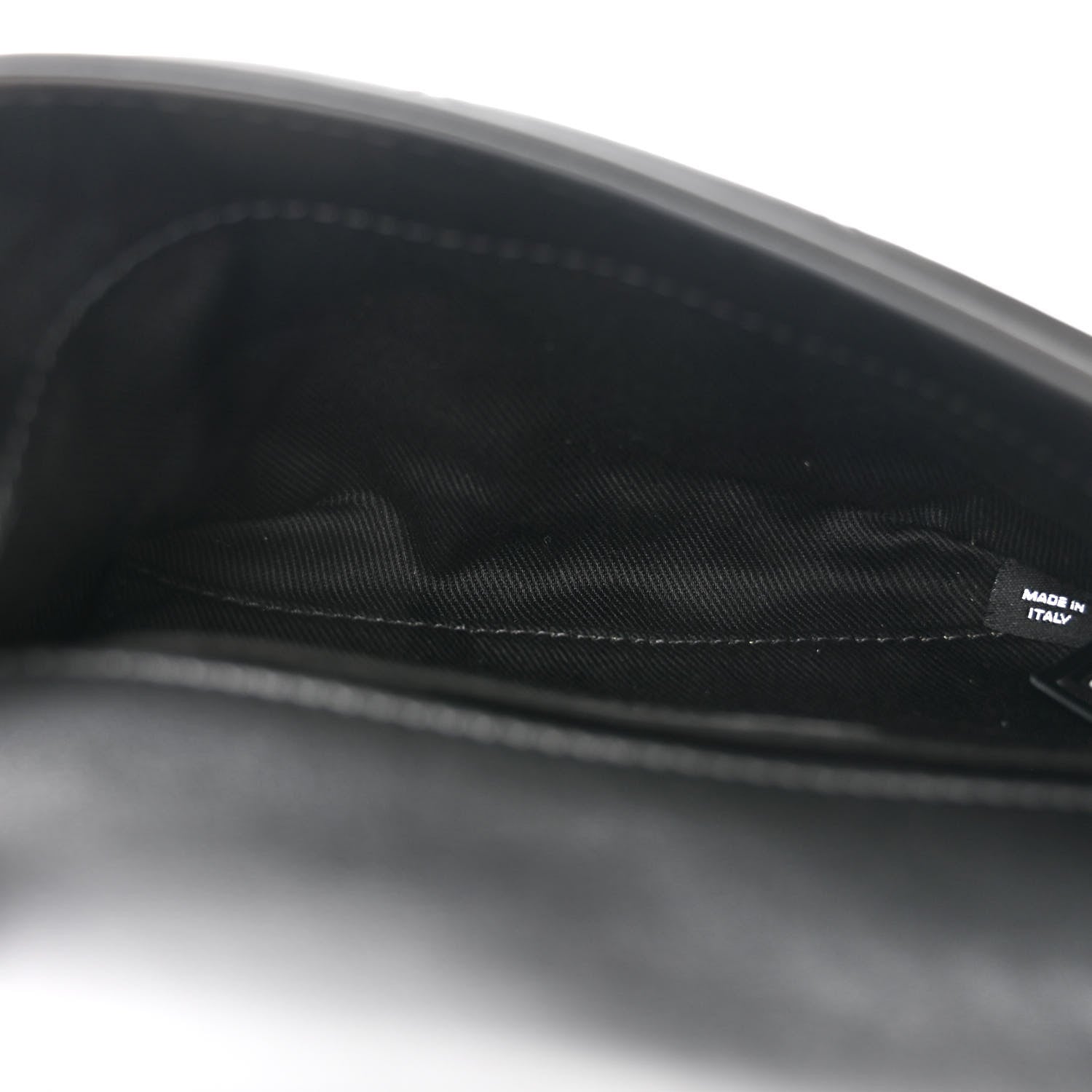 Chanel Calfskin Quilted CC Uniform Flap Belt Bag Black 5 of 11