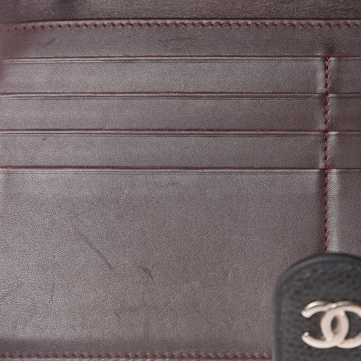 Caviar Quilted CC French Wallet Black