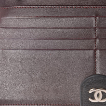Chanel Caviar Quilted CC French Wallet Black 9 of 13