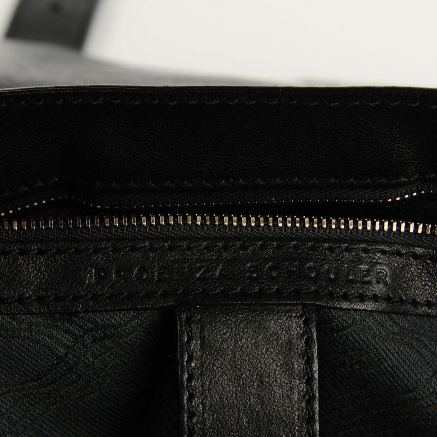 Lambskin PS1 Extra Large Satchel Black