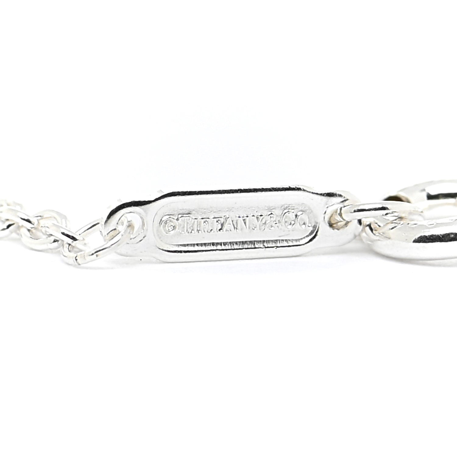 Tiffany Sterling Silver Enamel Love Notes Charm Bracelet Blue 5 of 6