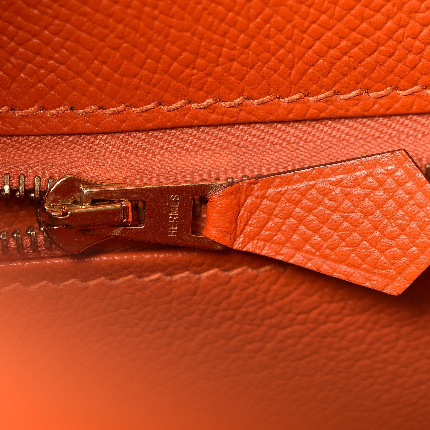 Hermes Epsom Kelly Sellier 35 Orange 20 of 37