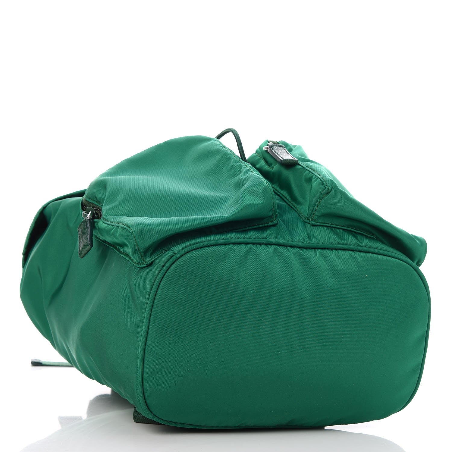 Prada Nylon Vela Saffiano Double Buckle Backpack Oleandro 4 of 8