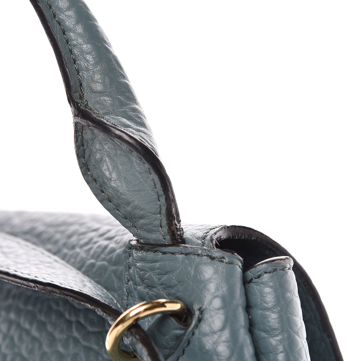 Burberry Grainy Calfskin Shoulder Bag Turquoise 10 of 17