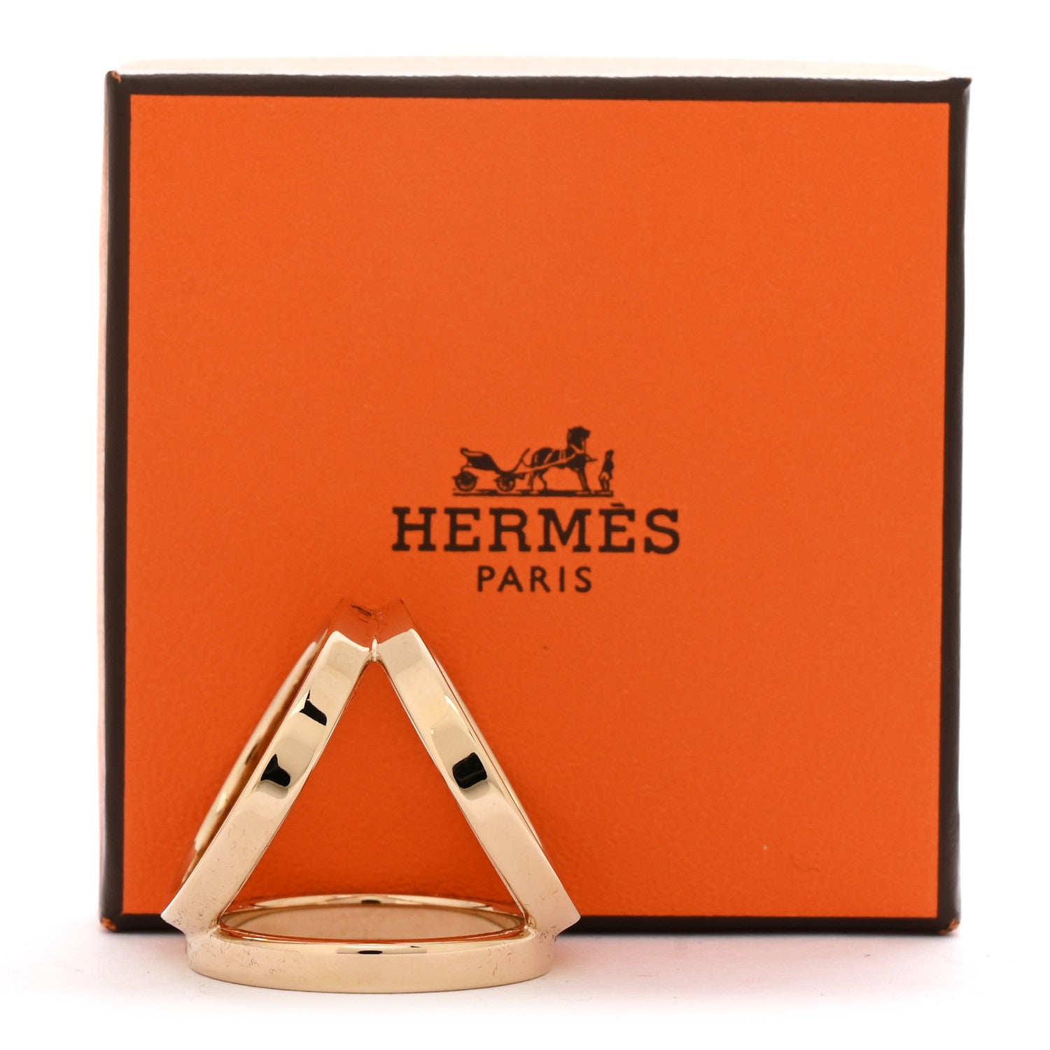 Hermes Permabrass Trio Scarf Ring 5 of 5
