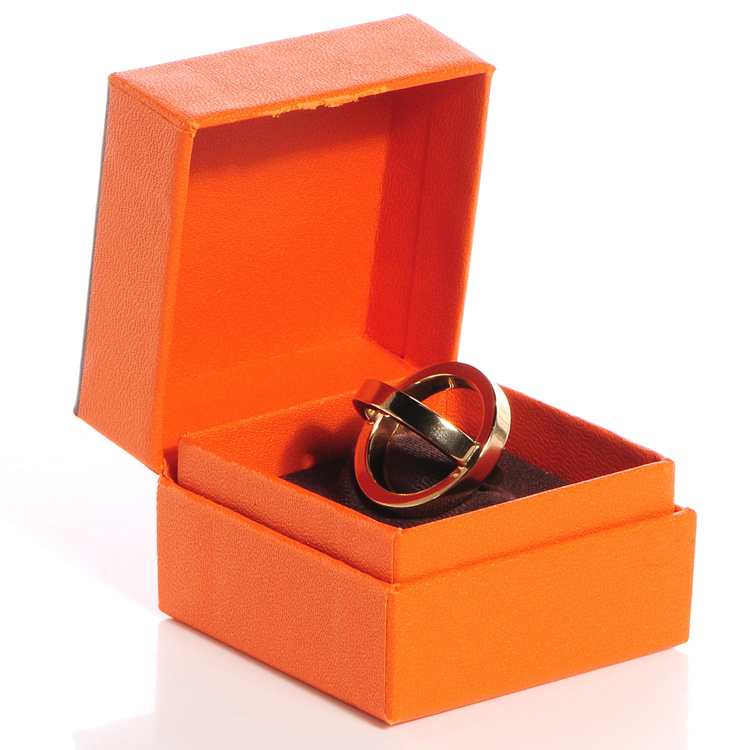 Hermes Cosmos Scarf Ring Gold 6 of 6