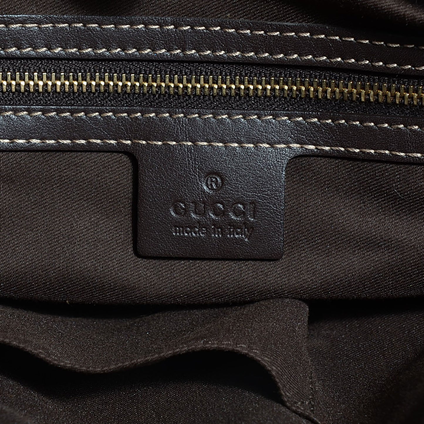 Crystal Monogram Medium Mix Tote Brown