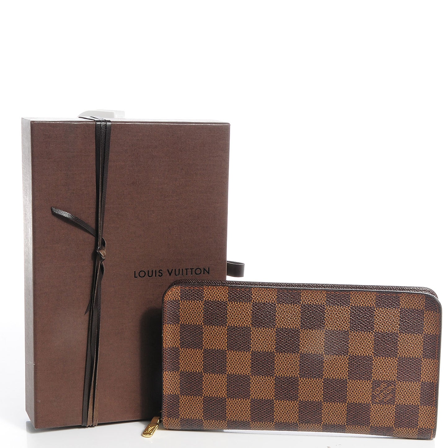 Damier Ebene Porte-Monnaie Zippe Zippy Wallet
