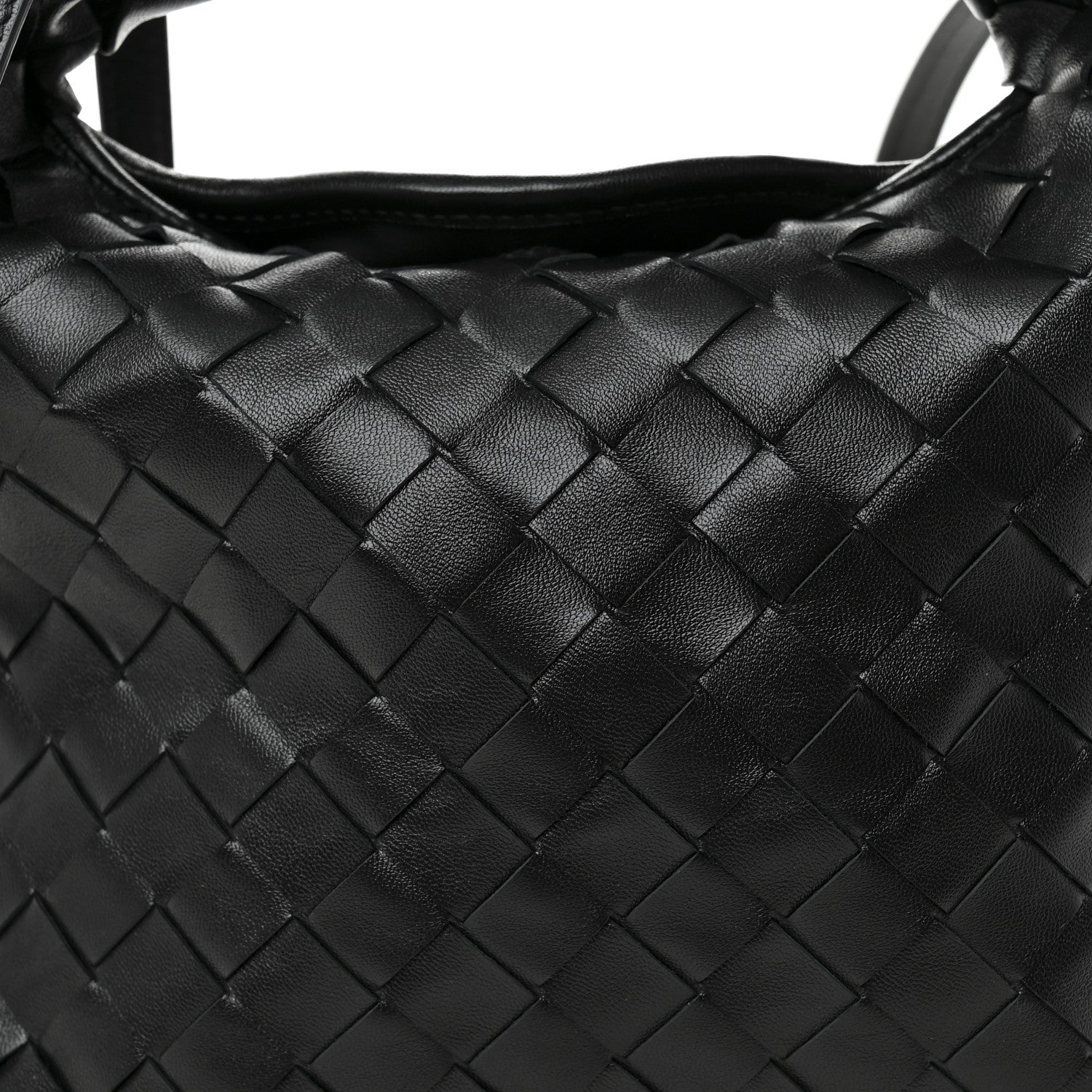 Bottega Veneta Calfskin Intrecciato Mini Hop Black 8 of 10