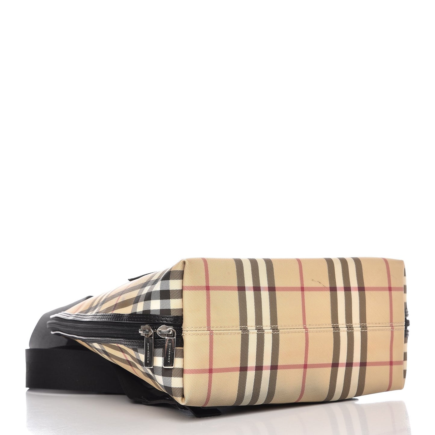 Canvas House Check Backpack Black
