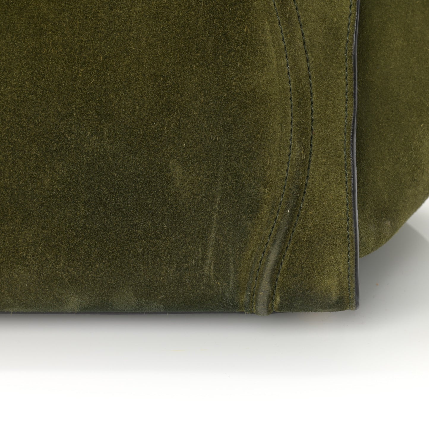 Suede Medium Phantom Luggage Olive