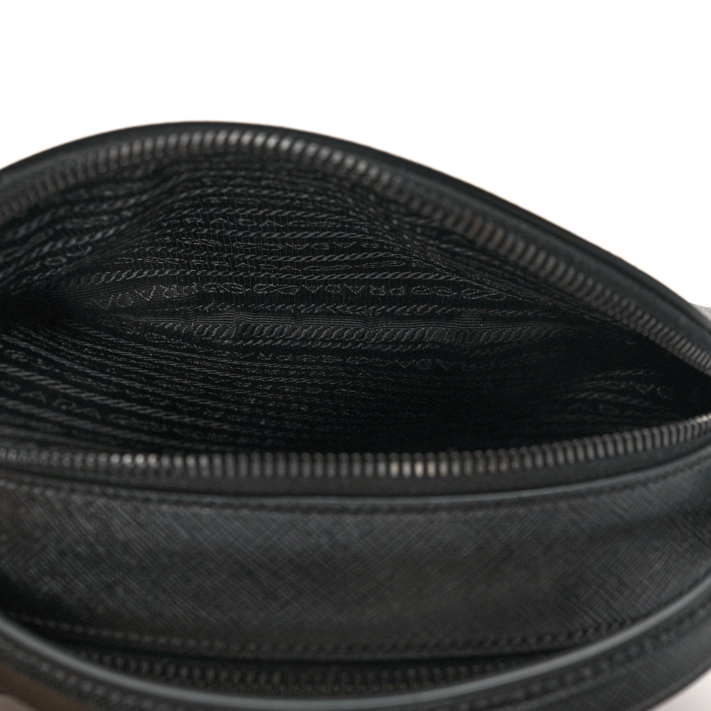 Saffiano Lux Odette Crossbody Black