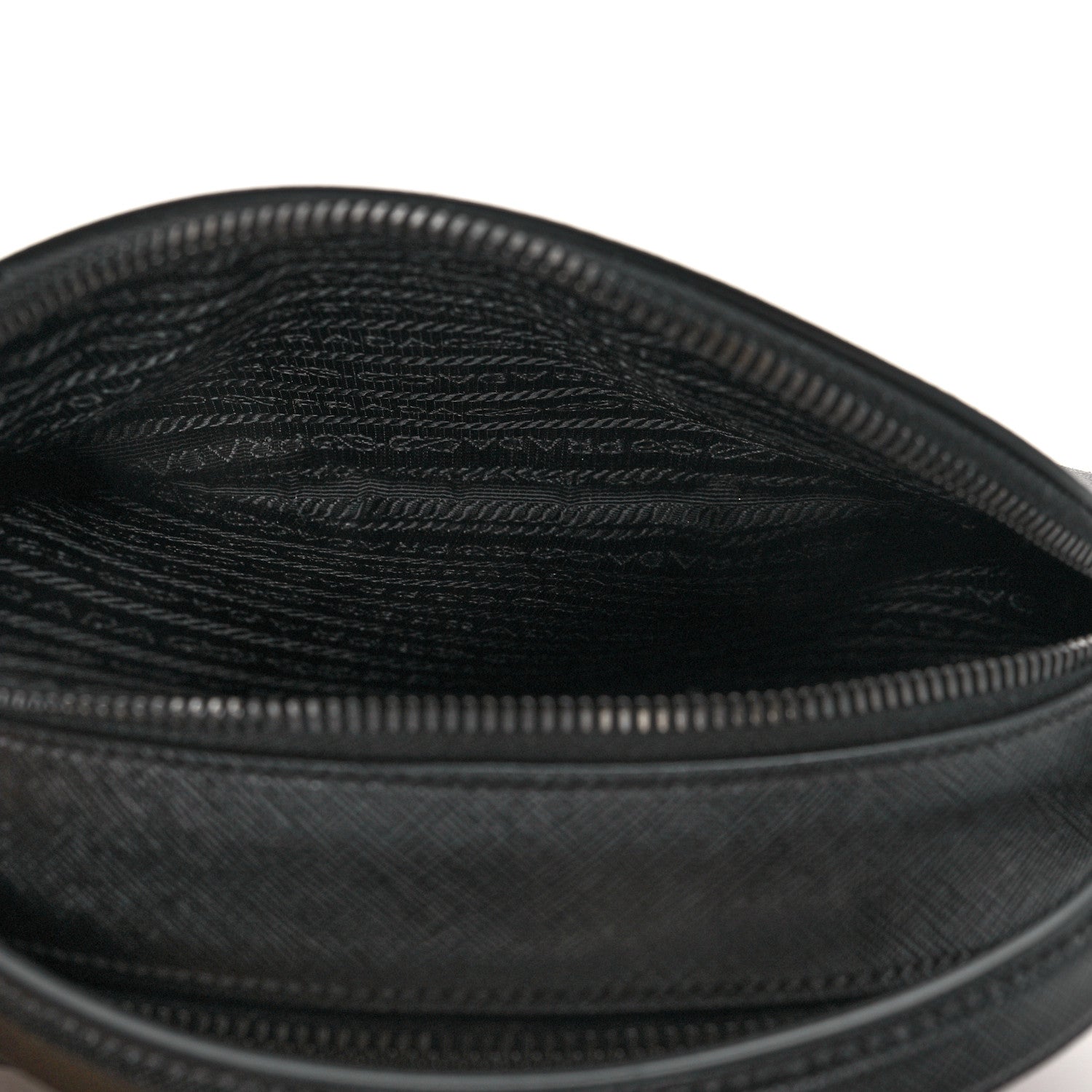 Prada Saffiano Lux Odette Crossbody Black 6 of 10
