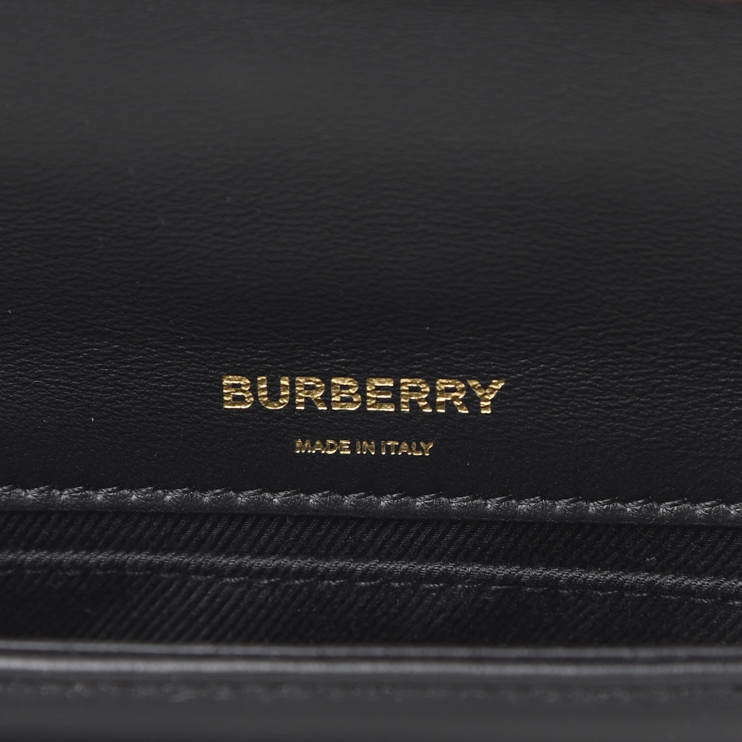 Burberry PVC Lambskin Quilted Lola Bag Black 5 of 9
