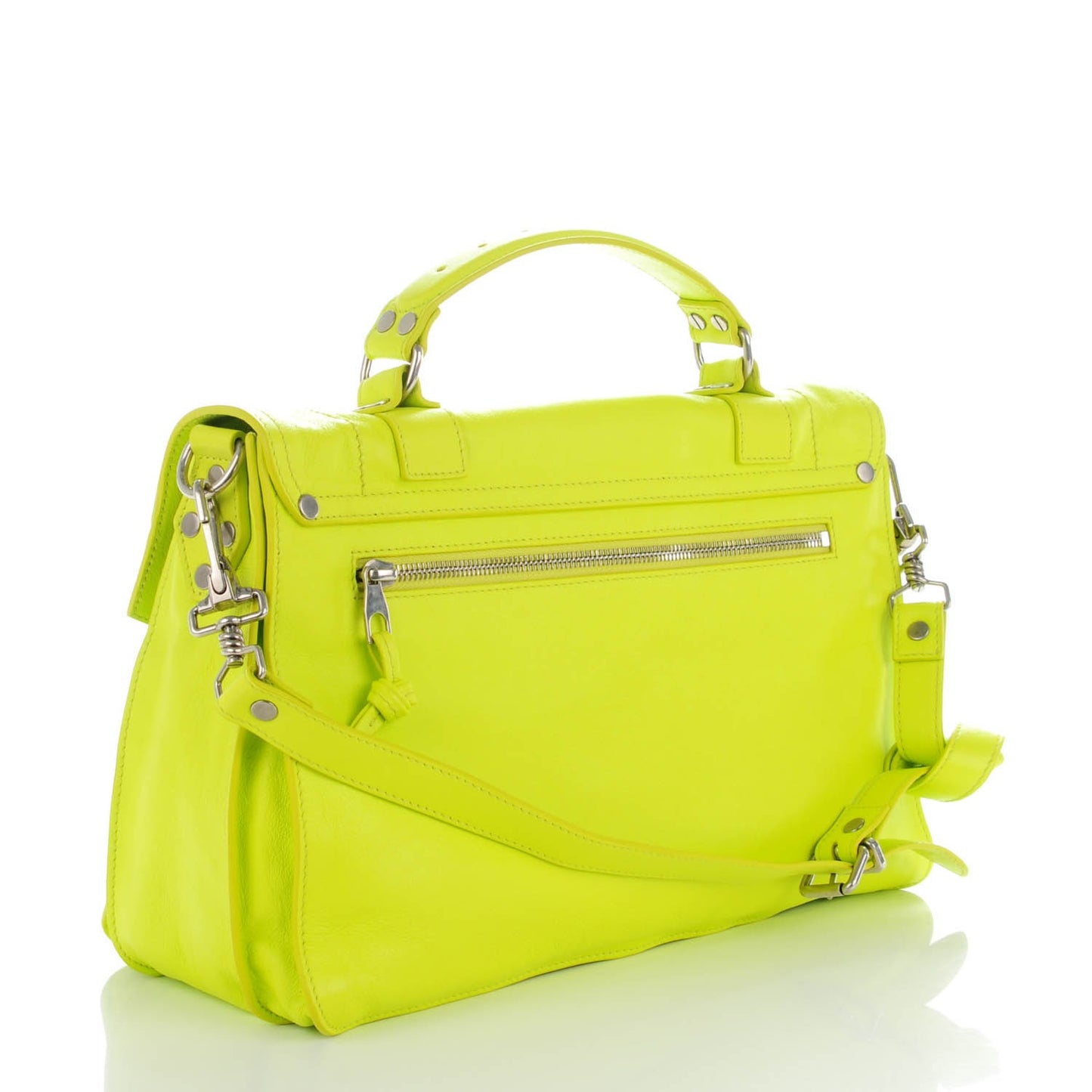Lambskin Medium PS1 Satchel Sulfur