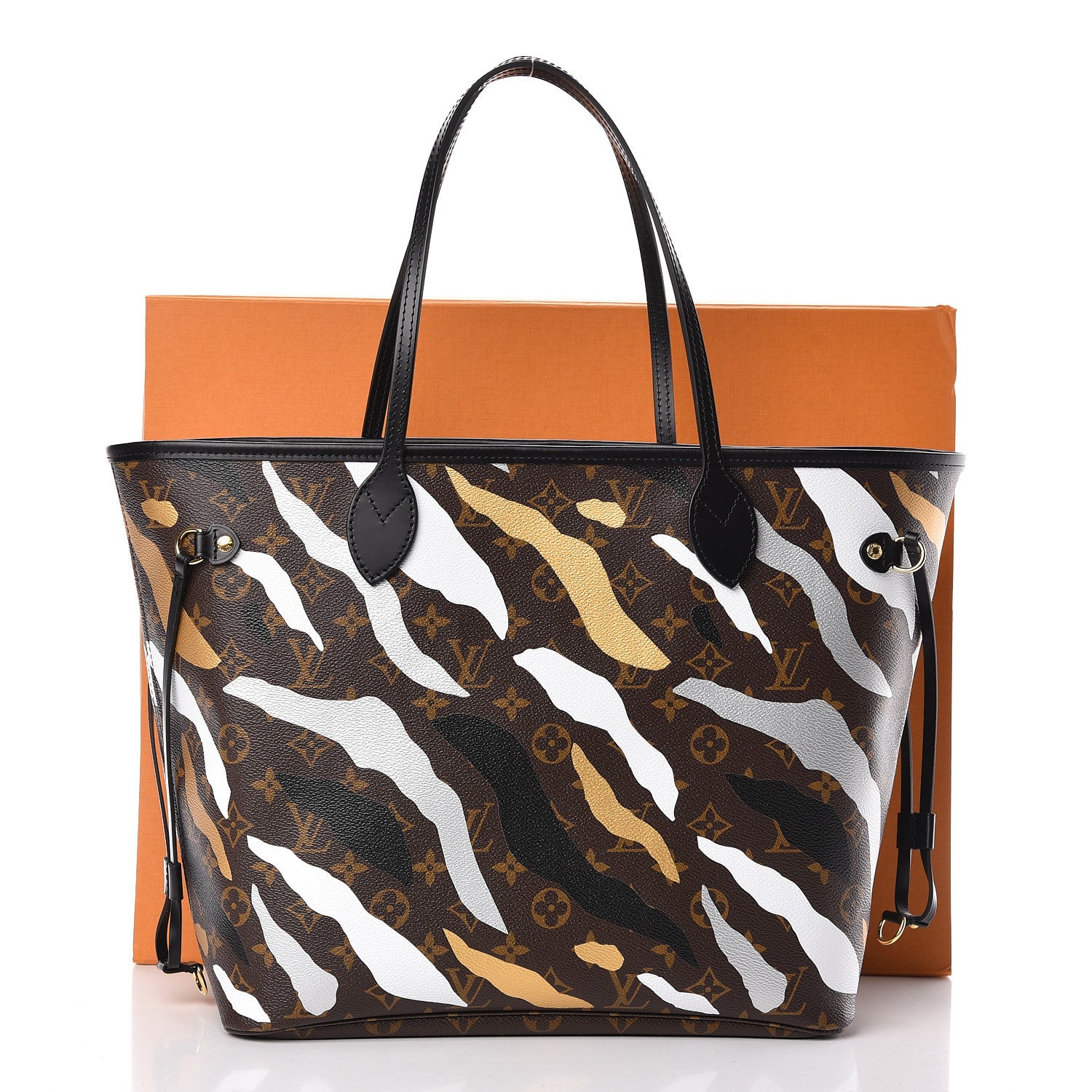 Louis Vuitton X LOL Monogram Neverfull MM Gold Silver 12 of 12