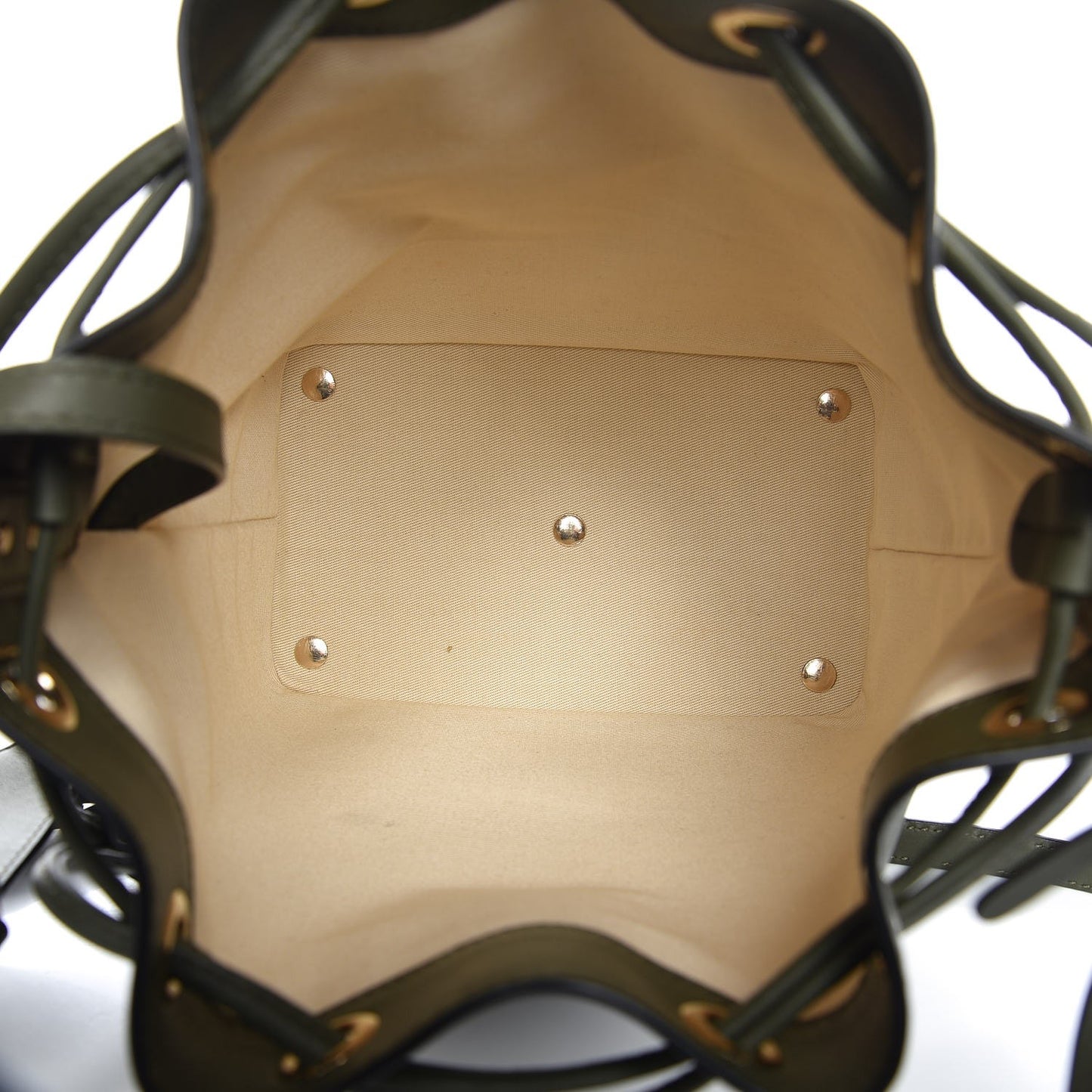 Vitello Rockstud Bucket Bag Oasis