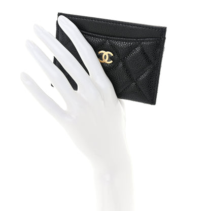Chanel Caviar Quilted Card Holder Black 2 of 8