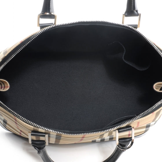 Burberry House Check Large Bowler Tote Black 5 of 11