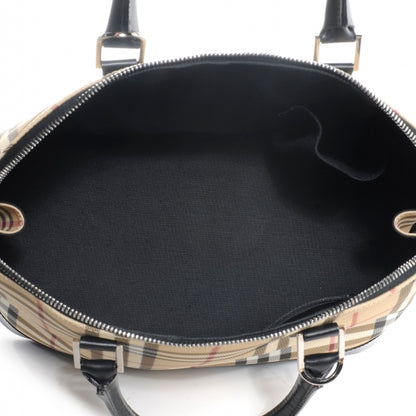 Burberry House Check Large Bowler Tote Black 5 of 11