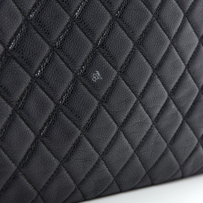Chanel Caviar Quilted Large Cosmetic Case Black 8 of 8