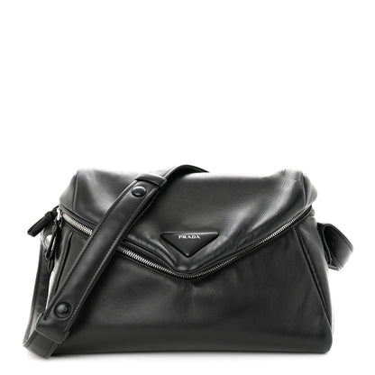 Prada Nappa Padded Signaux Bag Black 1 of 11