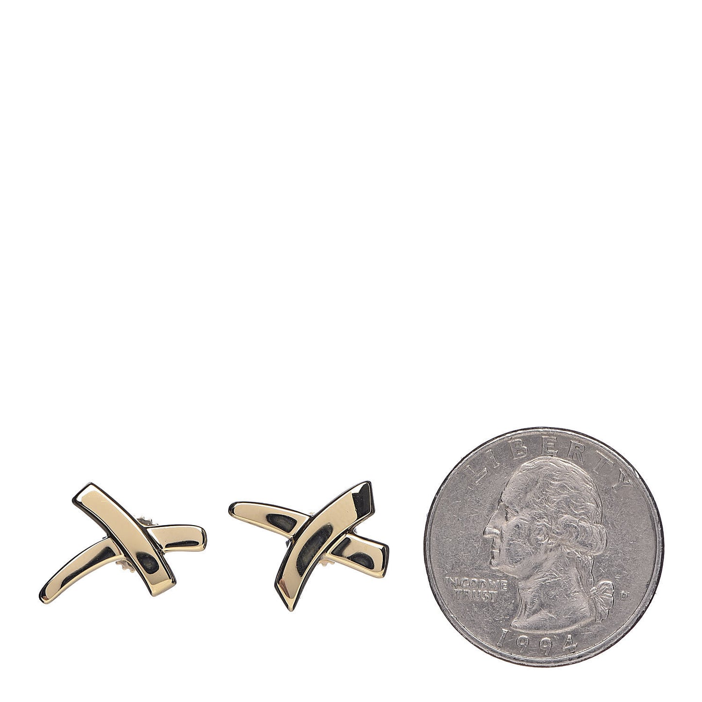 18K Yellow Gold Paloma's Graffiti X Earrings