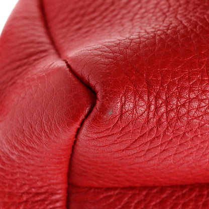 Gucci Pebbled Calfskin Soho Small Cosmetic Case Red 8 of 10