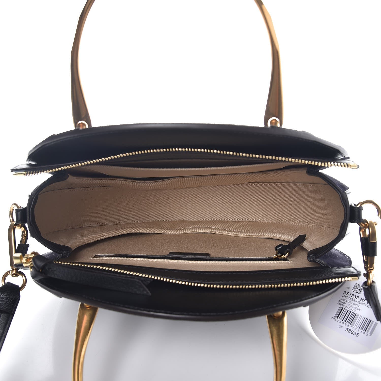 Chloe Calfskin Suede Medium Pixie Bag Full Blue 6 of 8