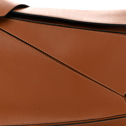 Loewe Calfskin Medium Puzzle Bag Tan 8 of 10