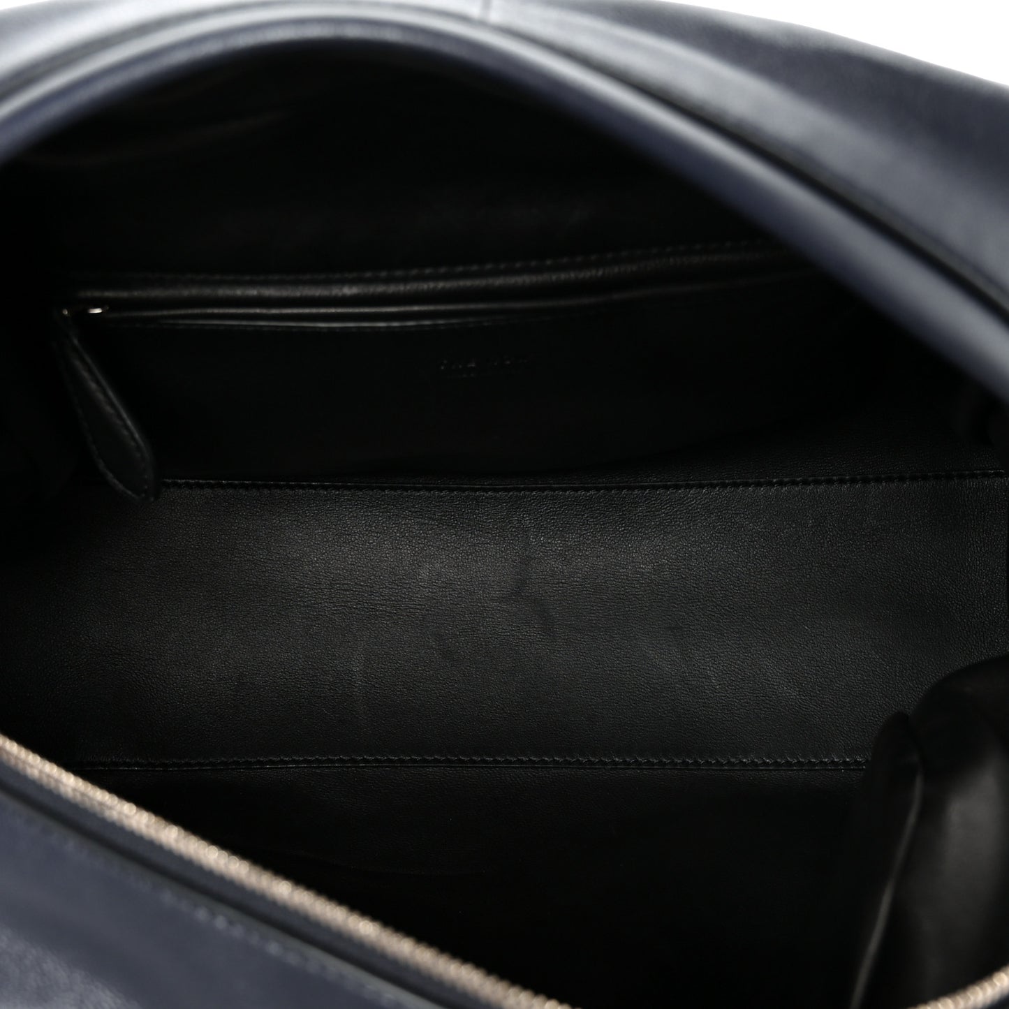 Calfskin Leila Clutch Dark Navy