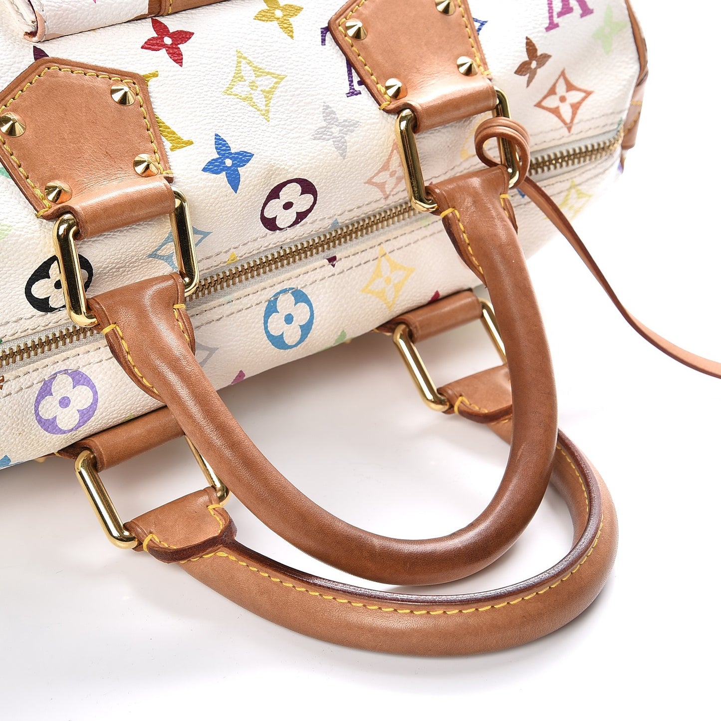 Monogram Multicolor Speedy 30 White