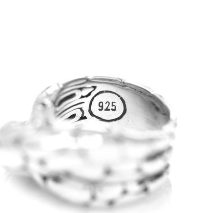 John Hardy Sterling Silver Kali Twist Ring 54 7 5 of 5
