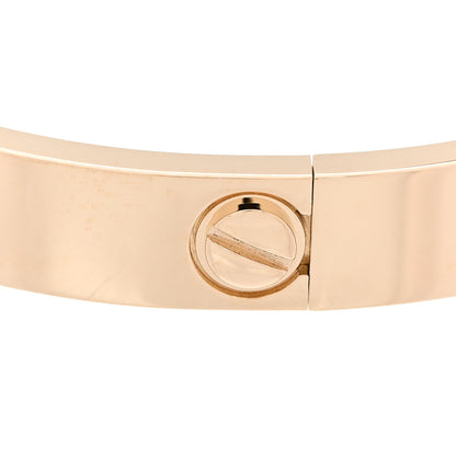 Cartier 18K Yellow Gold 4 Diamond LOVE Bracelet 16 9 of 10