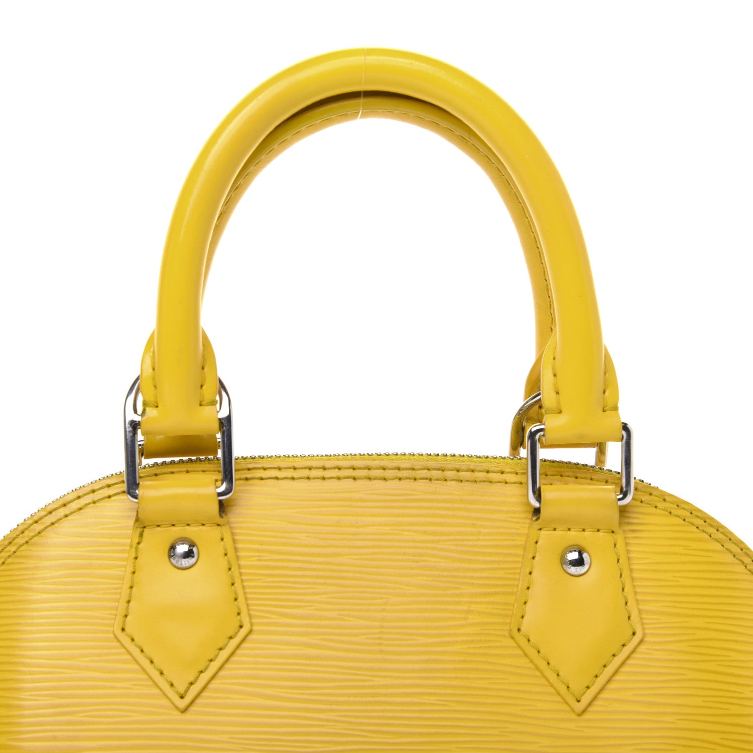Louis Vuitton Epi Alma BB Citron 16 of 35