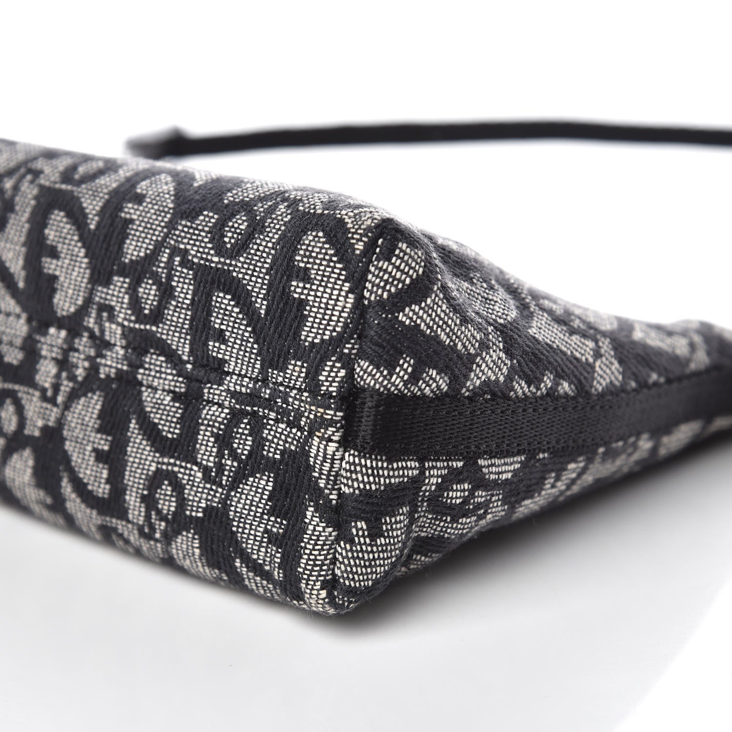 Christian Dior Monogram Shoulder Bag Pochette Black 10 of 10
