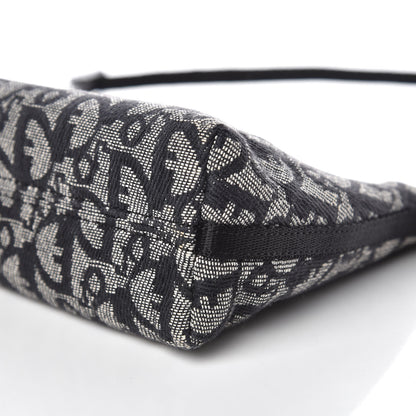 Christian Dior Monogram Shoulder Bag Pochette Black 10 of 10
