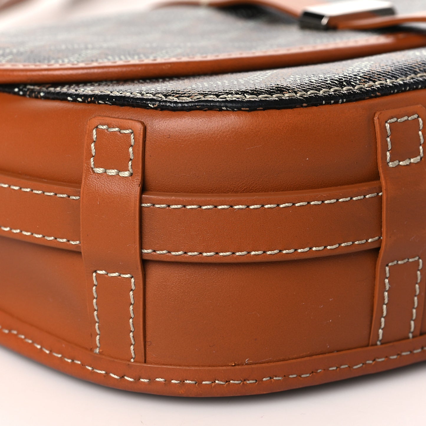 Goyardine Belvedere II PM Messenger Bag Black Gold