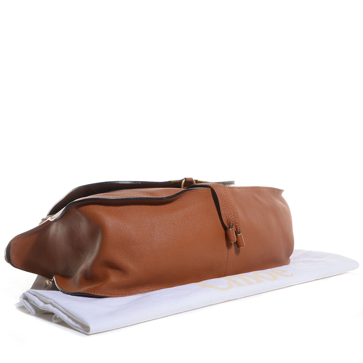 Chloe Calfskin Large Marcie Satchel Tan 4 of 12