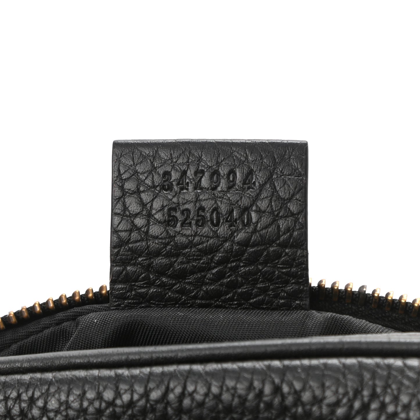 Pebbled Calfskin Mini Soho Disco Bag Black