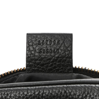 Gucci Pebbled Calfskin Mini Soho Disco Bag Black 7 of 11
