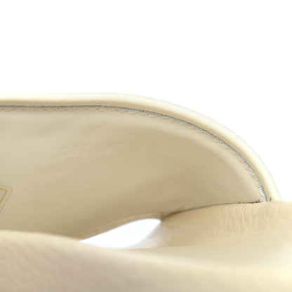 Gucci GG Supreme Monogram Flora Pursuit Slide Sandals 39 White 7 of 7