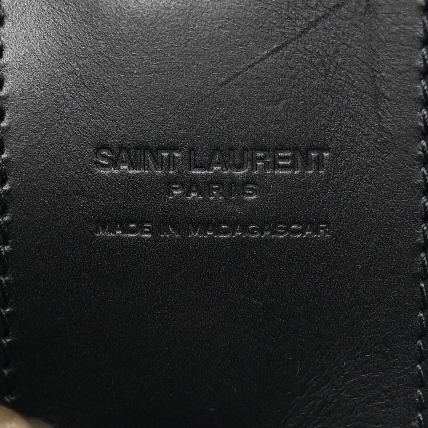 Saint Laurent Raffia Sac Round Black 6 of 9
