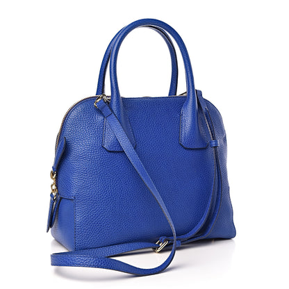 Burberry London Grainy Calfskin Small Greenwood Bowling Bag Brilliant Blue 3 of 10